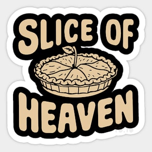 "Slice of Heaven", Retro Design Sticker